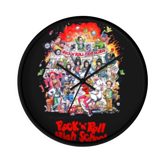Discover Rock 'n' Roll High School - Punk - Wall Clocks