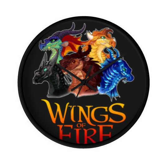 Discover Love Dragons Graphic Wings Of Fire Manga Series Wall Clocks