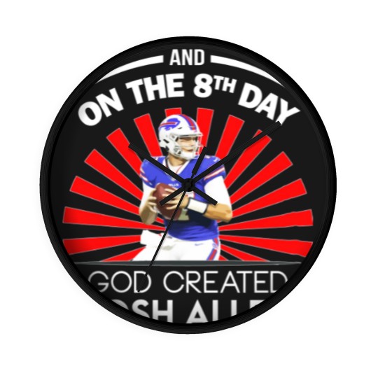 Discover Funny Josh Allen Wall Clocks