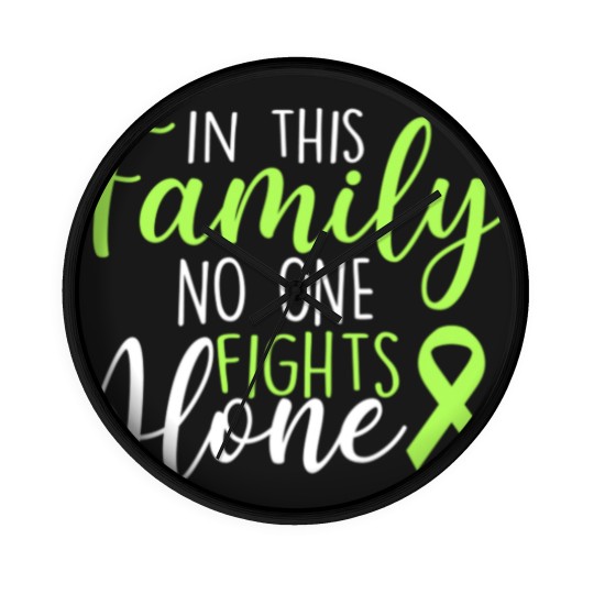 Discover Family Lymphoma Cancer Support no one Fight Alone - Lymphoma Cancer Support - Wall Clocks