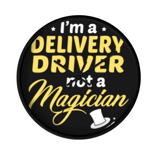 Discover Delivery Driver Wall Clocks