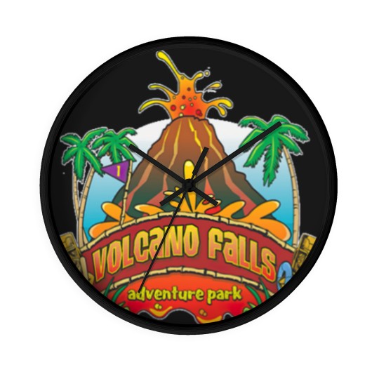 Discover VOLCANO FALLS ADVENTURES Wall Clocks