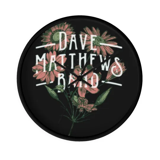 Discover Dave Matthews Band Flowers Wall Clocks
