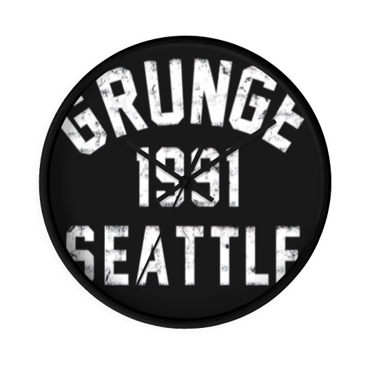 Discover 1991 Grunge Seattle - Grunge - Wall Clocks