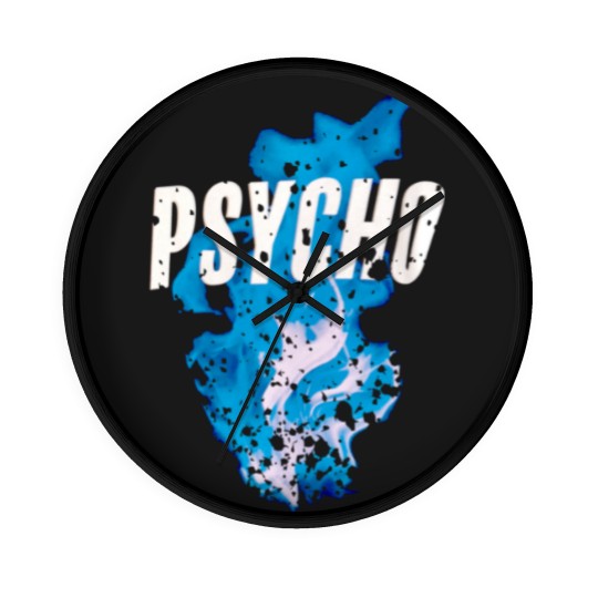 Discover Psycho Blue Fire - Dave Psychodrama - Wall Clocks
