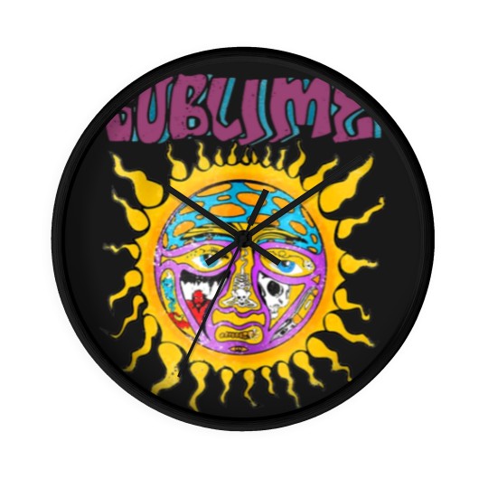 Discover Sublime Vintage Logo Wall Clocks - Sublime Wall Clocks, Rock Band Wall Clocks, Fan Gift Birthday