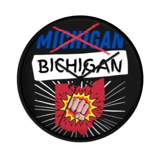 Discover Michigan Bichigan - Ohio State Football - Wall Clocks
