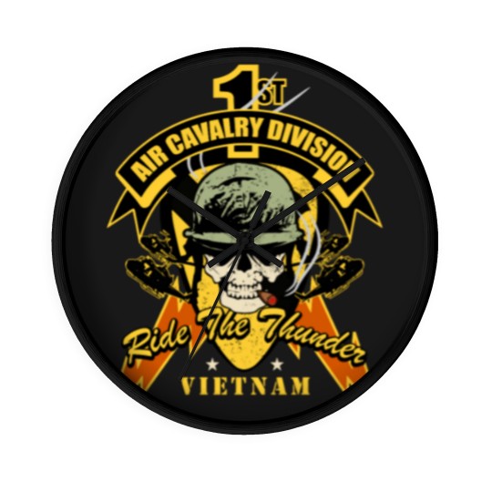 Discover 1St Air Cavalry Division Wall Clocks