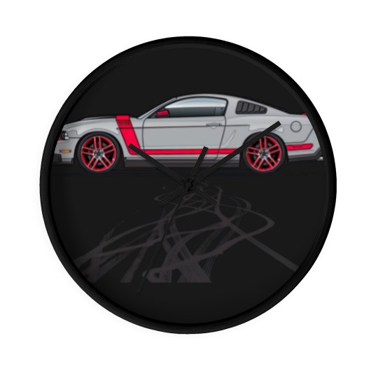 Discover Burning Out Marks-Silver - 2012 Boss 302 - Wall Clocks