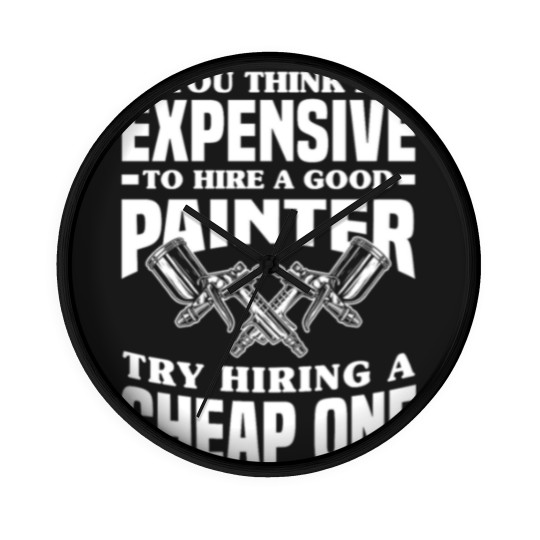 Discover Funny Automotive Car Painter Auto Body Painter Wall Clocks