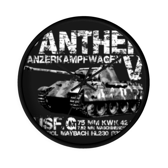 Discover Panther Tank Wall Clocks