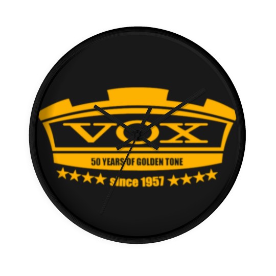 Discover Vox Amplifiers Rock And Roll Guitar Wall Clocks