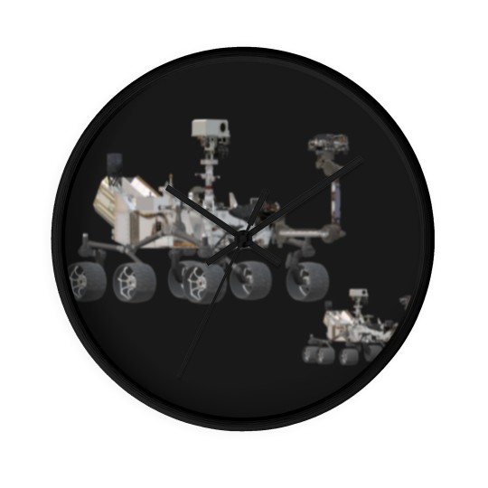 Discover mars curiosity rover Wall Clocks