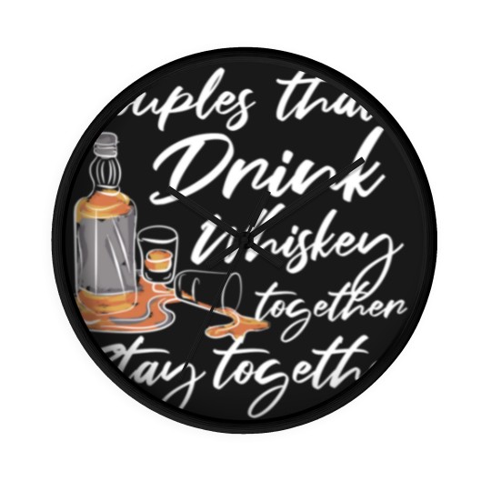 Discover Whiskey Couple Matching Wall Clocks