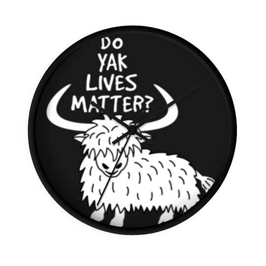 Discover Yak Lives - Yak - Wall Clocks