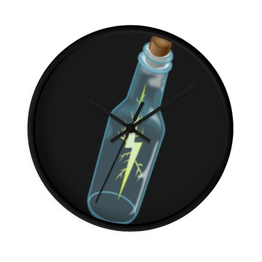 Discover Lightning In A Bottle Wall Clocks