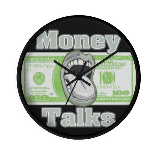 Discover Money Talks Wall Clocks to Match Jordan Retro 5 Green Bean