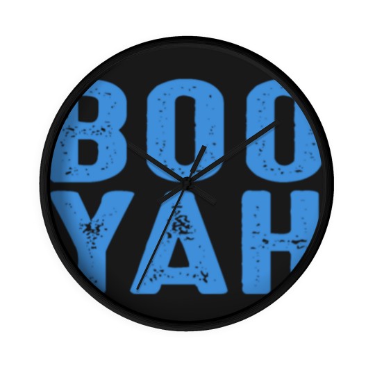 Discover stuart scott booyah Wall Clocks