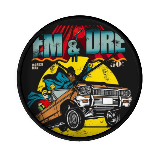 Discover Eminem and Dr Dre Unisex Retro Wall Clocks