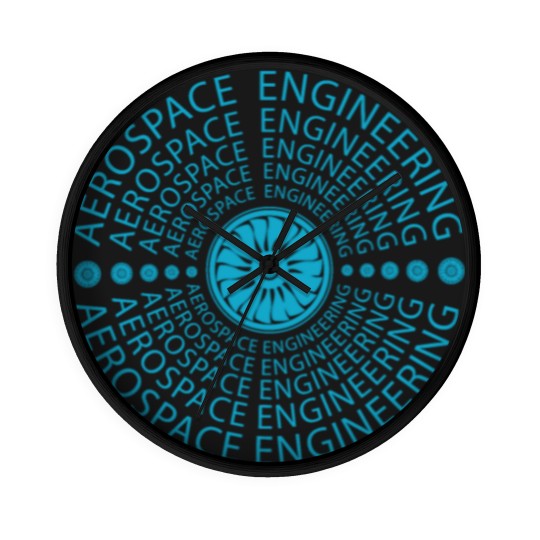 Discover aerospace engineering logo airplane engineer Wall Clocks