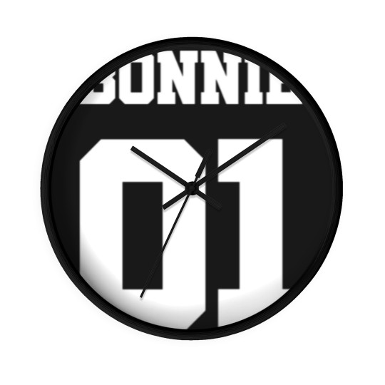 Discover Bonnie 01-Bonnie and Clyde (white) Wall Clocks