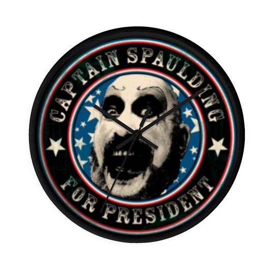 Discover Captain Spaulding For President Wall Clocks Wall Clocks