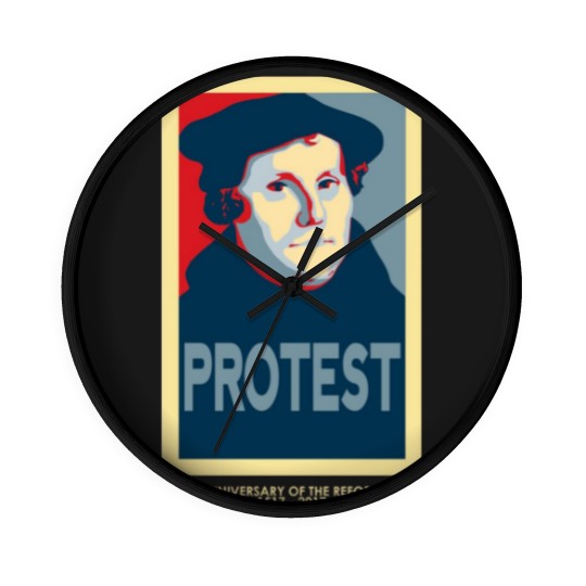 Discover Luther REFORM (with 500th anniversary tag) - Martin Luther - Wall Clocks