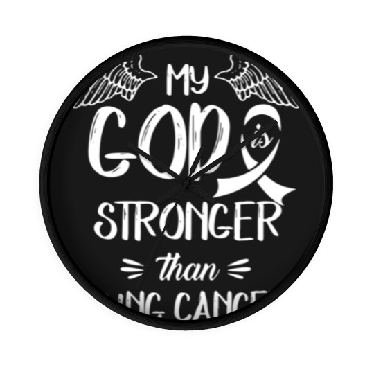 Discover LUNG CANCER Wall Clocks