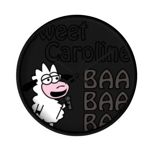Discover Sheep Caroline - Sweet Caroline - Wall Clocks