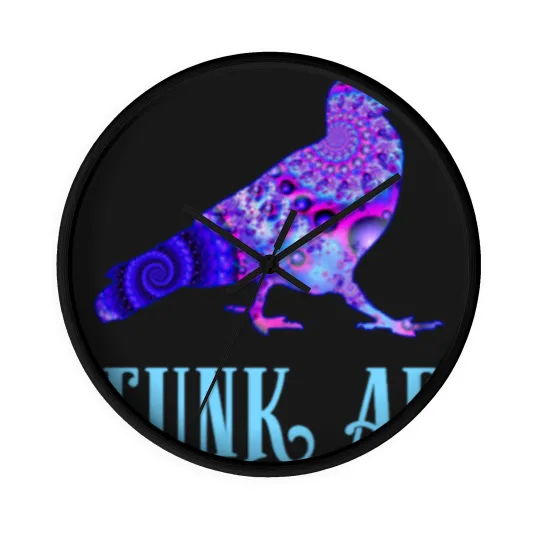 Discover Pigeons Playing Ping Pong Funk AF PPPP Wall Clocks