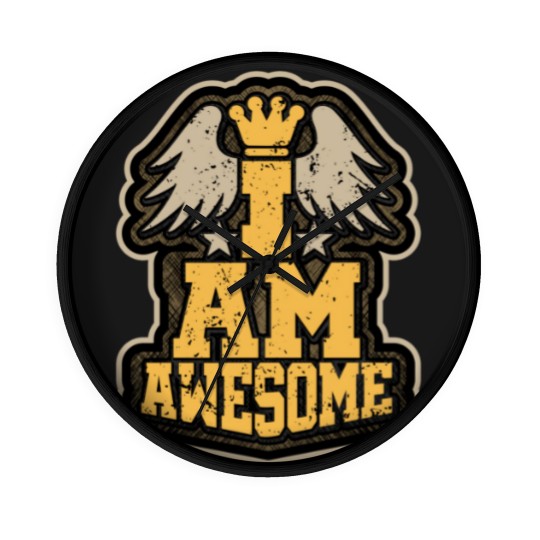 Discover I AM AWESOME - Awesome - Wall Clocks