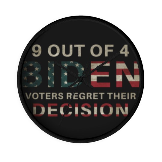Discover 9 Out Of 4 Biden Voters Regret Their Decision Funn Wall Clocks