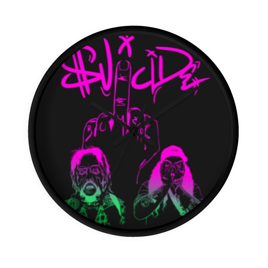 Discover Suicide Boys Graffiti Tag - Suicideboys - Wall Clocks