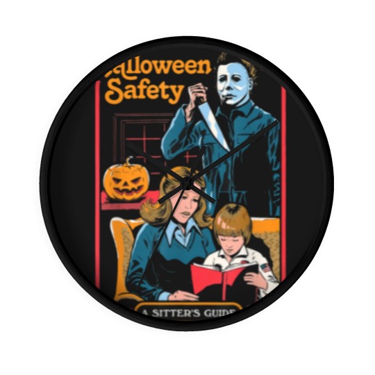 Discover Halloween Safety Wall Clocks