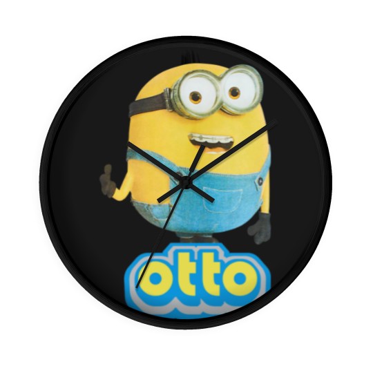 Discover Otto Wall Clocks, Minion Despicable Me Wall Clocks, Minions Road The Rise Of Gru Wall Clocks
