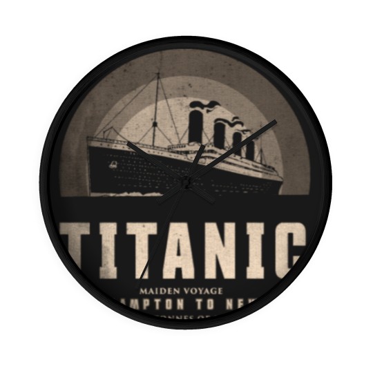 Discover RMS Titanic "The Ship of Dreams" Wall Clocks