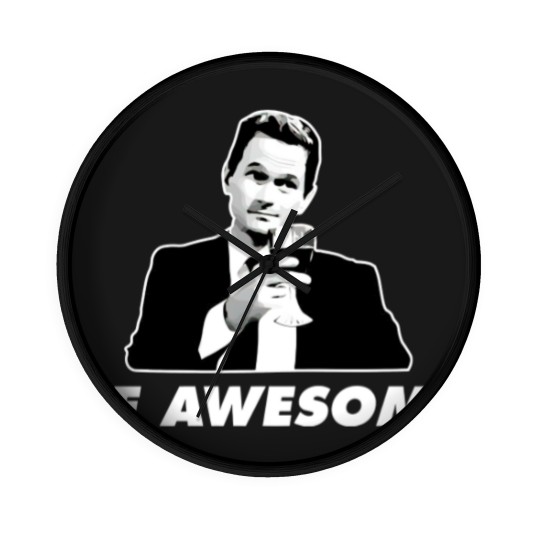 Discover Be Awesome Barney Stinson How I Met Your Mother - How I Met Your Mother - Wall Clocks