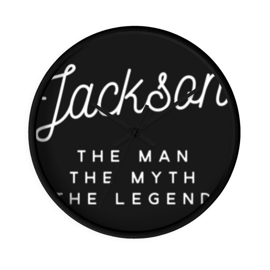 Discover Jackson the man the myth the legend Wall Clocks