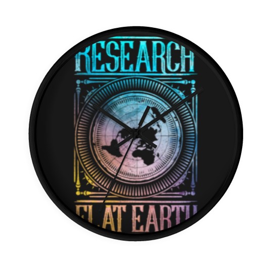 Discover Research Flat Earth #FlatEarth Wall Clocks
