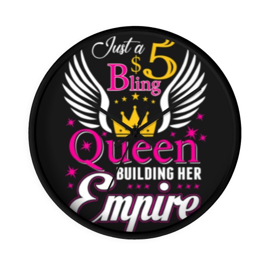 Discover 5 Bling Queen for women Ladies Paparazzi Wall Clocks