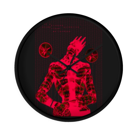 Discover Whitesnake Matrix Design (Red Variant) - Jojo's Bizarre Adventure: Stone Ocean - Stone Ocean - Wall Clocks