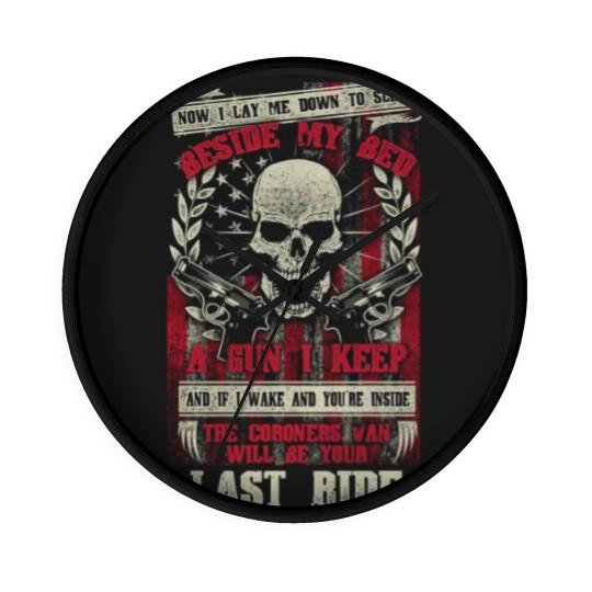 Discover Last Ride - gun owners - Welcome To Gun State - Wall Clocks