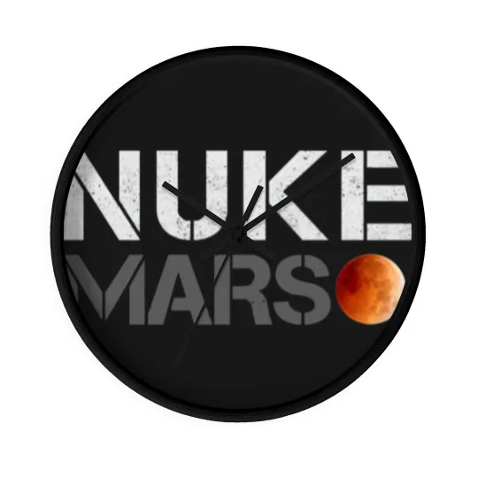 Discover nuke mars Wall Clocks Wall Clocks
