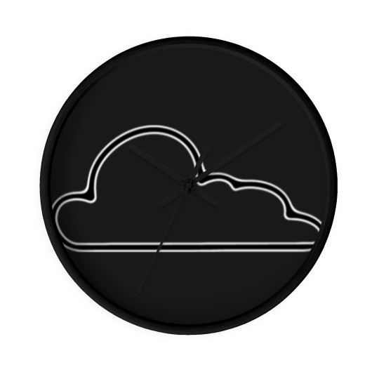 Discover Black Cloud - Cloud - Wall Clocks