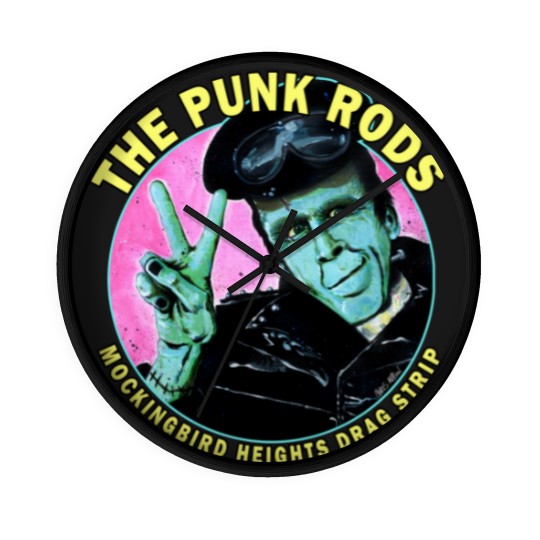 Discover Herman Munster The Punk Rods - Munsters - Wall Clocks