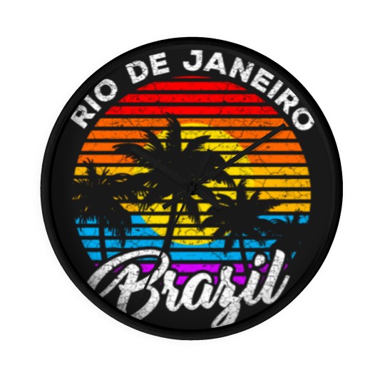 Discover Rio de Janeiro - Rio De Janeiro - Wall Clocks