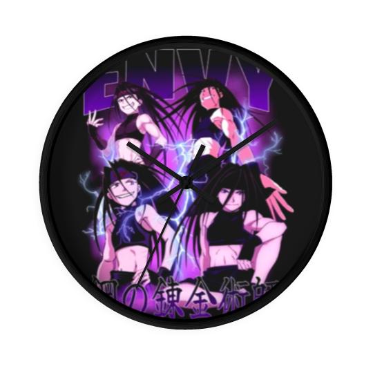 Discover Fullmetal Alchemist Wall Clocks, Envy FMA Wall Clocks, Homonculus Wall Clocks, FMAB, Edward Elric, Roy Mustang