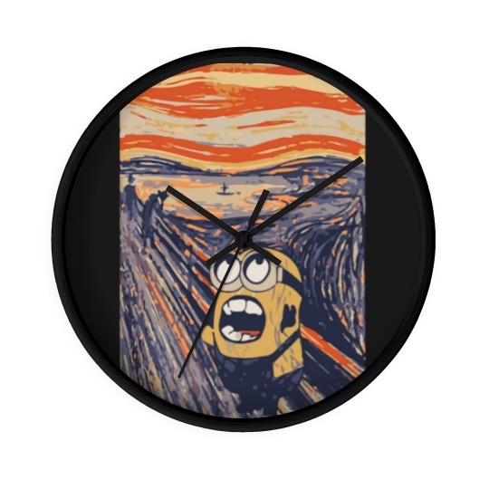 Discover the screaming minion edvard munch - Minions Parody - Wall Clocks