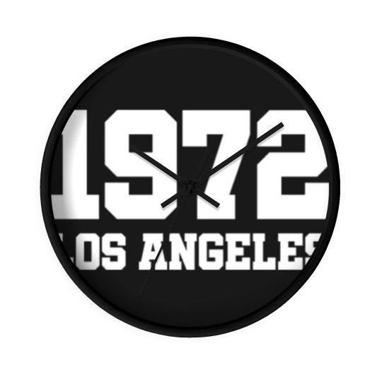 Discover 1972 Los Angeles - California - USA - West Coast Wall Clocks