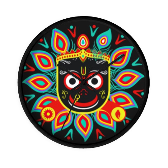 Discover Jai Jagannath hare rama hare krishna Wall Clocks
